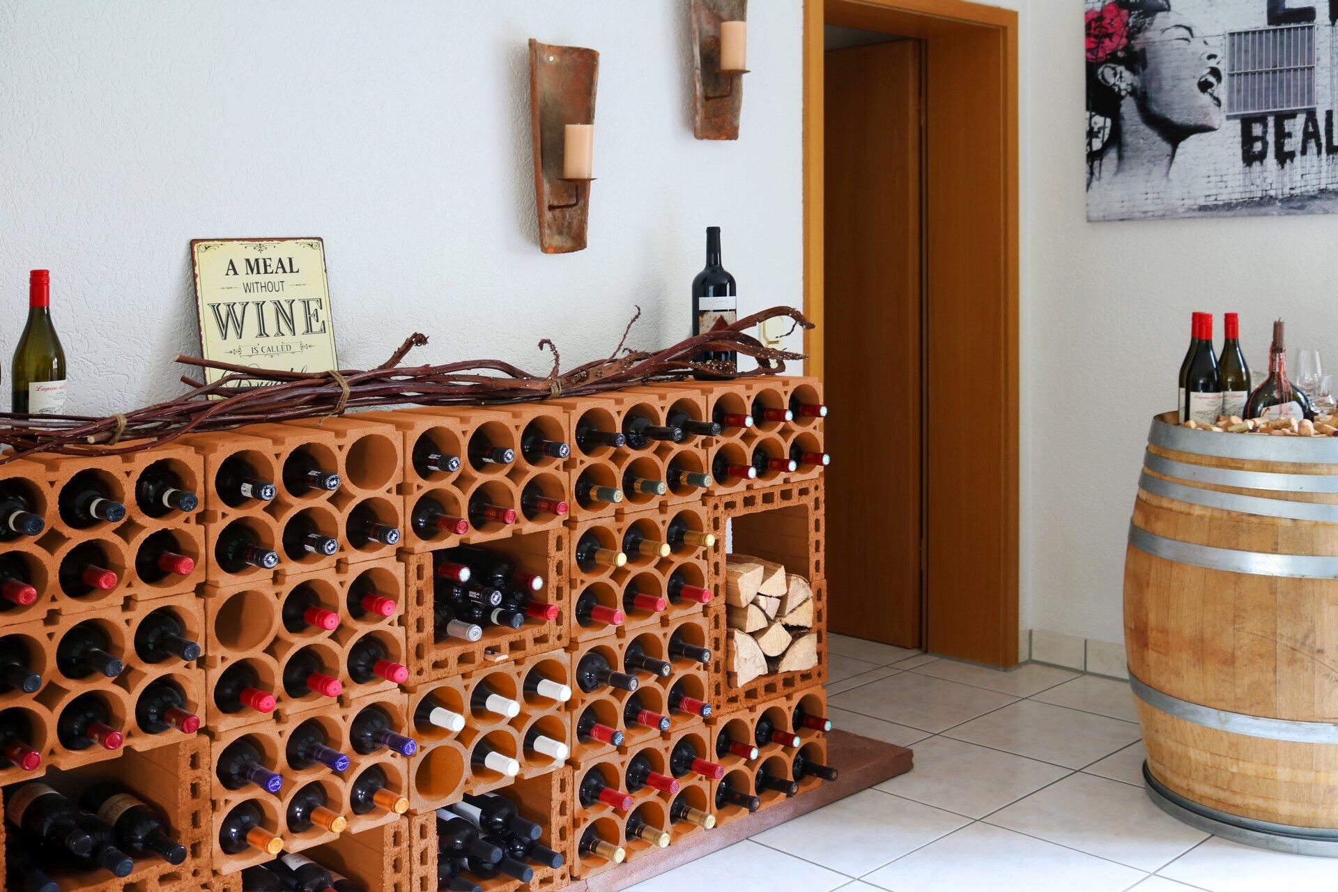 Weinregal Aus Ziegel
