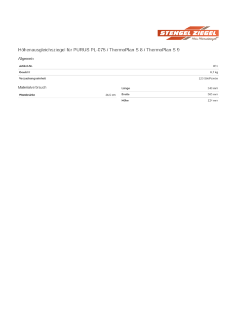 831-hoehenausgleichsziegel-fuer-purus-pl-075-thermoplan-s-8-thermoplan-s-9