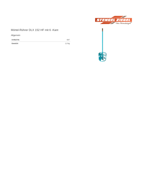 847-moertel-ruehrer-dlx-152-hf-mit-6-kant